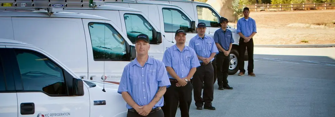 KIC Refrigeration crew ready for Mini Split Repair jobs across Crestline